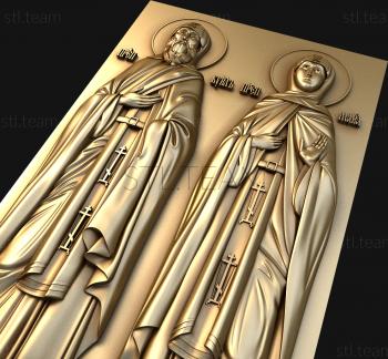 3D model St. Cyril and Mary of Radonezh (STL)